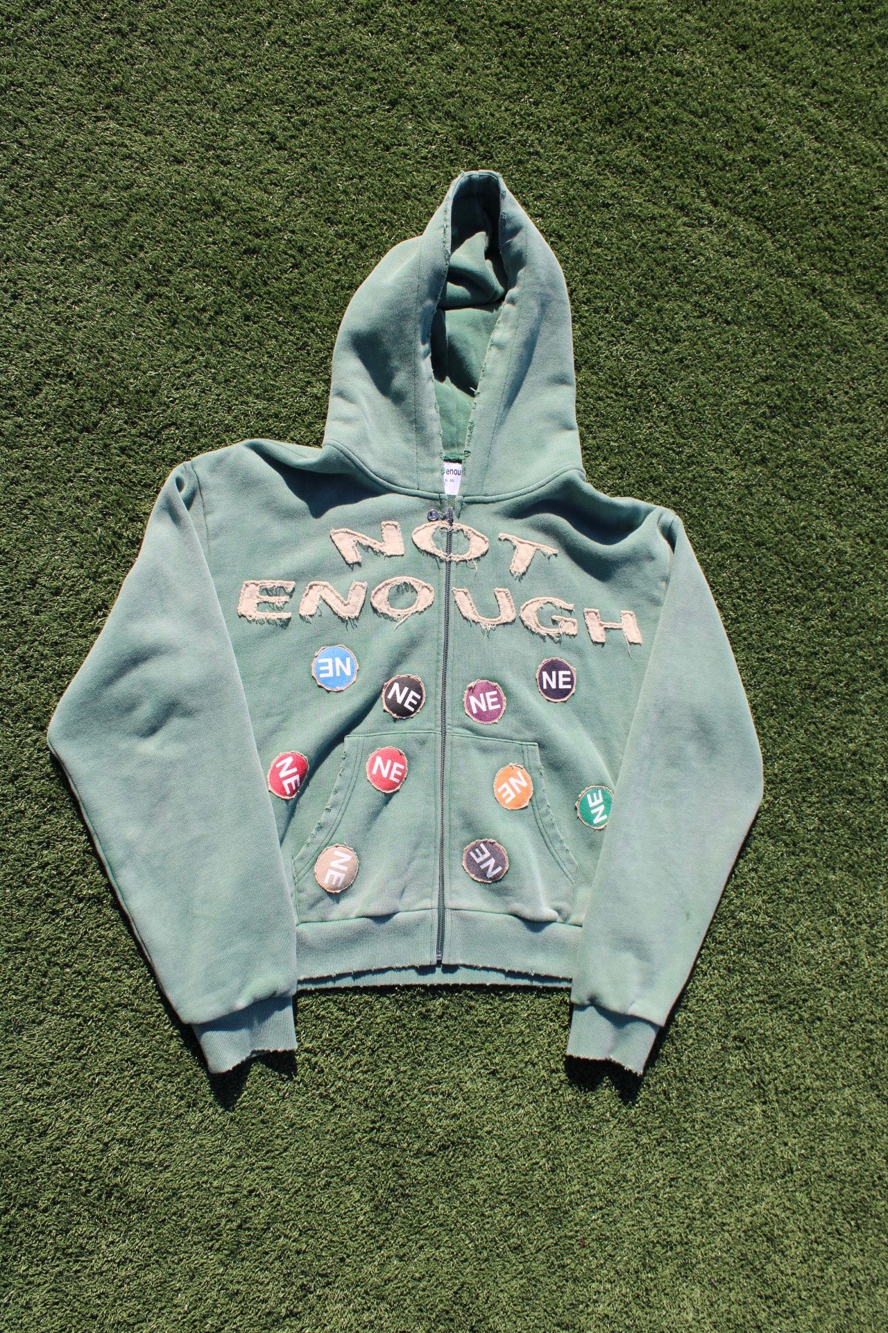 "Classic Patch" Hoodie Green