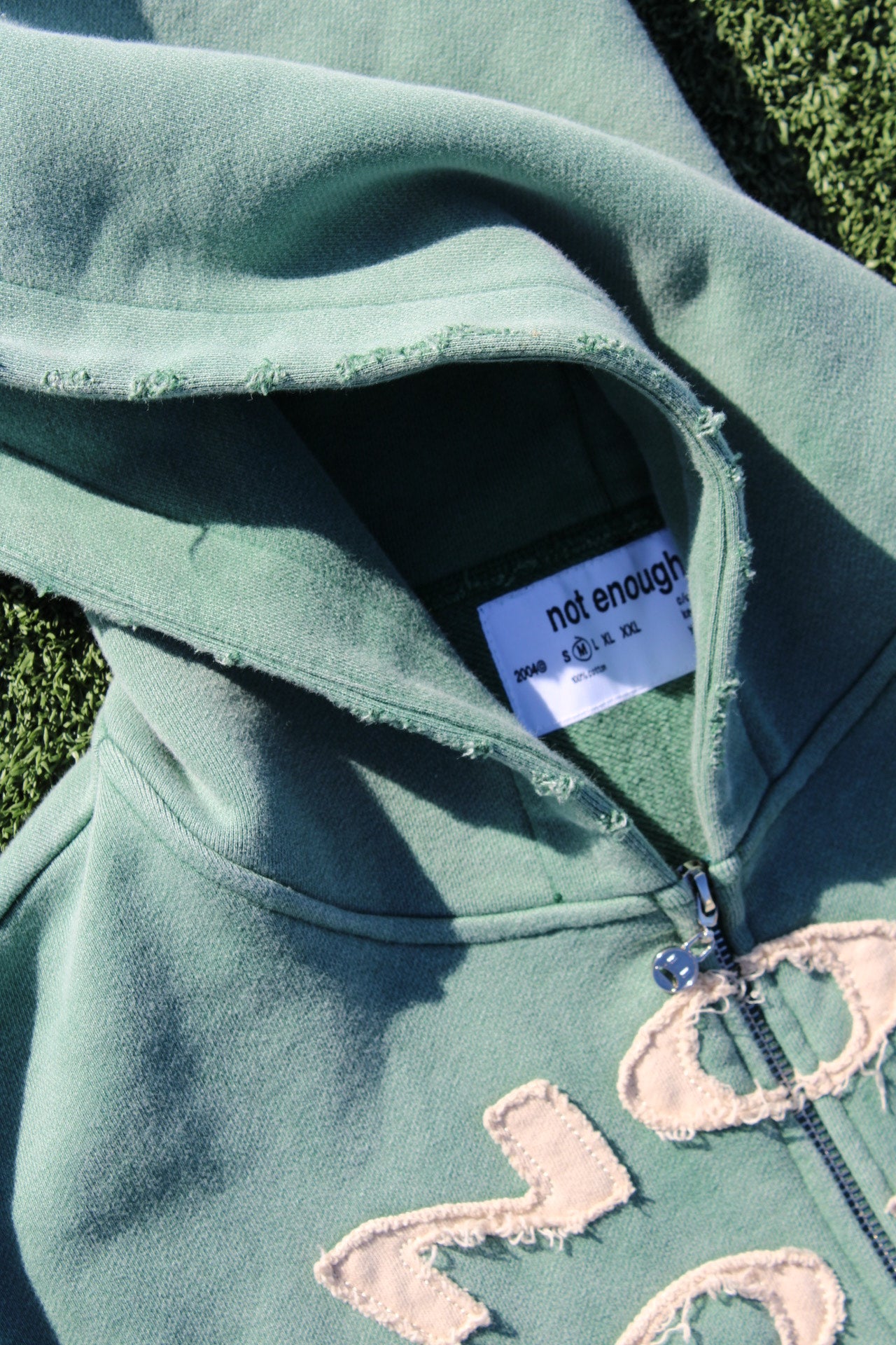 "Classic Patch" Hoodie Green